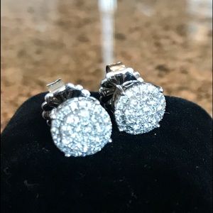 Pave Diamond Earrings